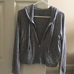 Aerie knit zip up hoodie